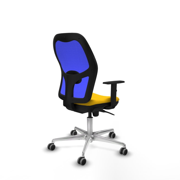 PIQUERAS Y CRESPO Silla de oficina Jorquera Amarillo/Azul PIQUERAS Y CRESPO Silla de oficina Jorquera Amarillo/Azul