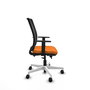 PIQUERAS Y CRESPO Silla de oficina Haches con mecanismo Sincro/Traslack Naranja y Negro