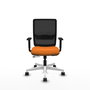 PIQUERAS Y CRESPO Silla de oficina Haches con mecanismo Sincro/Traslack Naranja y Negro