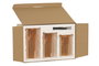 DKD Home Decor Vela Led Glam Dorado 7.5 x 15 x 22 cm Set de 3