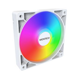 Montech GF120 PWM ARGB Lüfter - 120mm, blanco