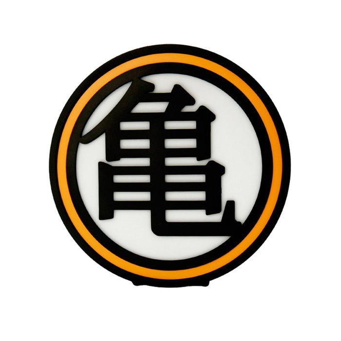 Abystyle Lámpara Abysse LED Portátil Dragon Ball Emblema Kame de la Escuela del Maestro Roshi para Pared, 17x17.4x6 cm