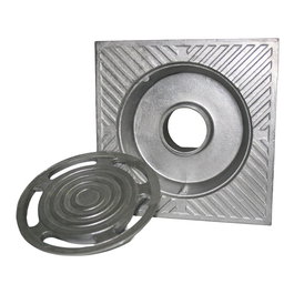 Fun And Go Sumidero de patio de aluminio, Classic, 30 x 30 cm