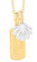 Secrecy Collar Mermaid de Plata de Ley y Oro de 18k con Diamante