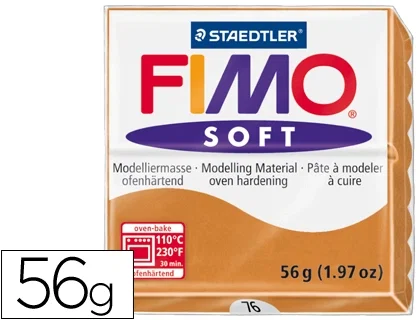 Staedtler Fimo Soft Pasta de modelar color Cognac
