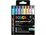 Posca Rotulador Pintura Punta Extrafina 0.7mm 8 Colores Pastel