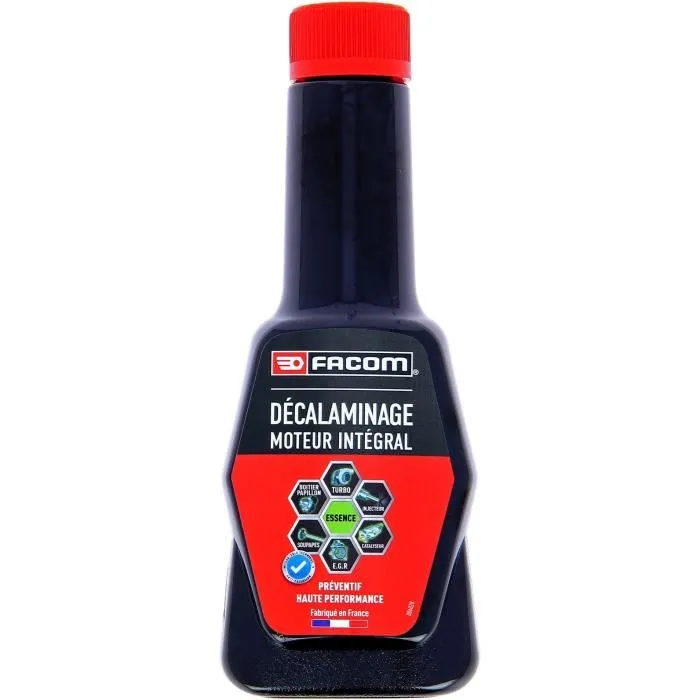 Facom Limpiador de Motor de Esencia Integral - Agente Desincrustante Preventivo para Sistema de Combustible, 250 ml Facom Limpiador de Motor de Esencia Integral - Agente Desincrustante Preventivo para Sistema de Combustible, 250 ml