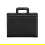 Wenger SwissGear Venture Maletín Portafolios con Cremallera y Asas, Poliéster/Vinilo, Negro