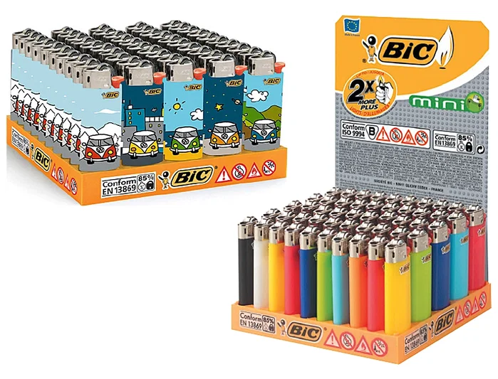 Bic Encendedor Mini j25 Colores Surtidos Expositor 50 uds Bic Encendedor Mini j25 Colores Surtidos Expositor 50 uds