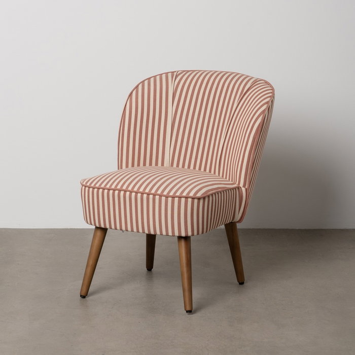 Ixia Sillón Rayas Terracota