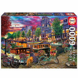 Educa Puzzle 6000 Piezas Bicicletas En Amsterdam 20330