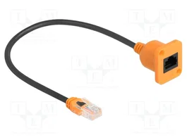DeLOCK 90803 Prolongador Ethernet Cat5e U/UTP 0,3 m