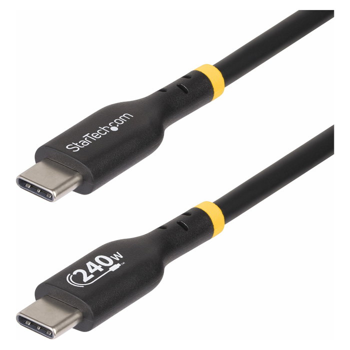 StarTech.com Cable de Carga USB-C 1m 240W PD EPR Negro