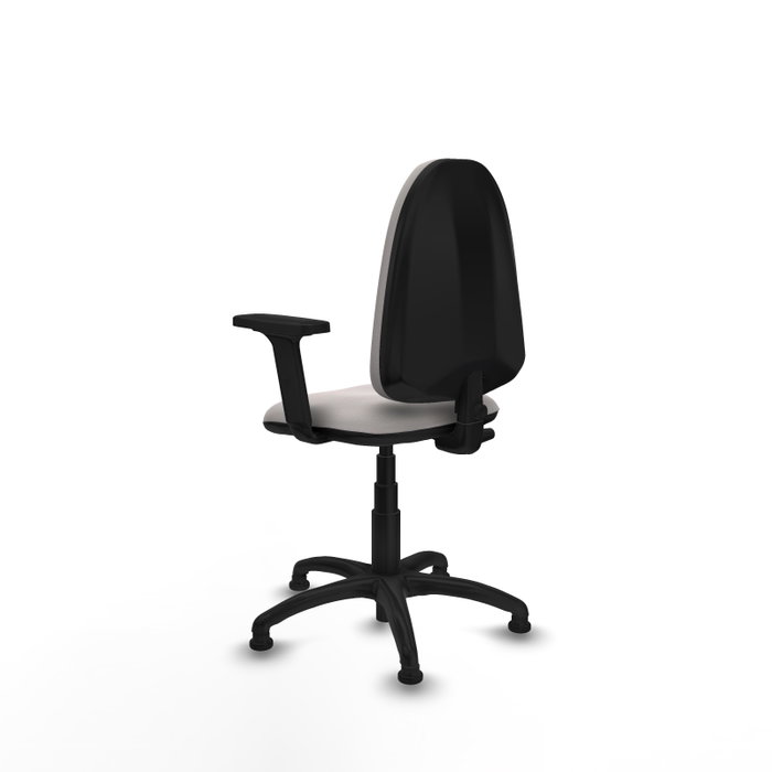 PIQUERAS Y CRESPO Silla de oficina Aýna Blanca con Brazos 2D PIQUERAS Y CRESPO Silla de oficina Aýna Blanca con Brazos 2D