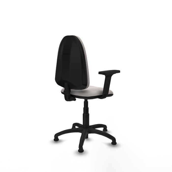 PIQUERAS Y CRESPO Silla de oficina Aýna Blanca con Brazos 2D PIQUERAS Y CRESPO Silla de oficina Aýna Blanca con Brazos 2D