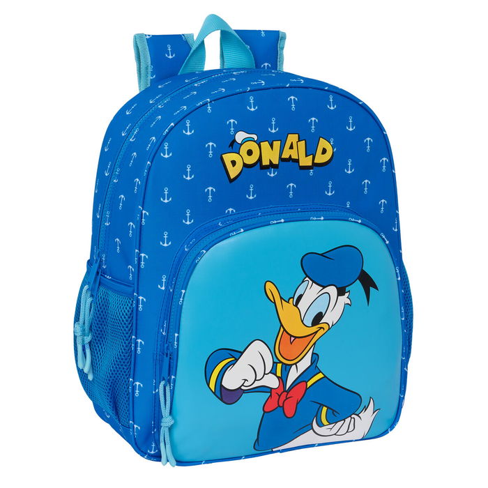 Mochila Escolar Donald Azul 32 X 38 X 12 cm Mochila Escolar Donald Azul 32 X 38 X 12 cm