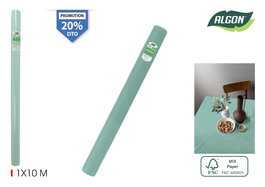 Algon Rollo Mantel Turquesa 1 x 10 m (12 Unidades)