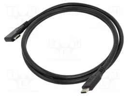 GOOBAY Cable Thunderbolt 3, Thunderbolt 4 y USB 4.0 de 1m, negro