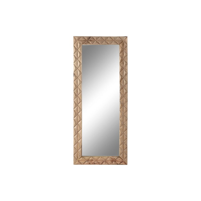 DKD Home Decor Espejo de Mango y Cristal 76x4x183 3D Natural