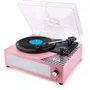 Liscianigiochi AABWO53164 - Tocadiscos Vintage 3 Velocidades para Vinilos, Color Rosa, Edad Recomendada +12 Años