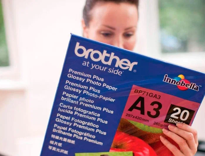 Brother Papel Fotográfico Premium Plus Glossy A3 260g/m² 20 Hojas