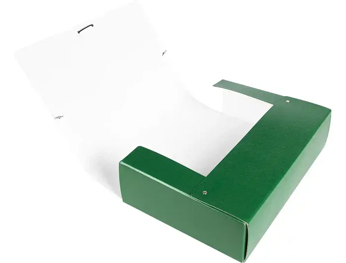 Liderpapel Carpeta proyectos folio lomo 90mm cartón gofrado verde
