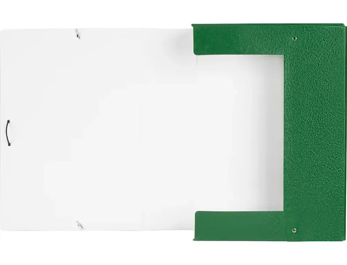 Liderpapel Carpeta proyectos folio lomo 90mm cartón gofrado verde