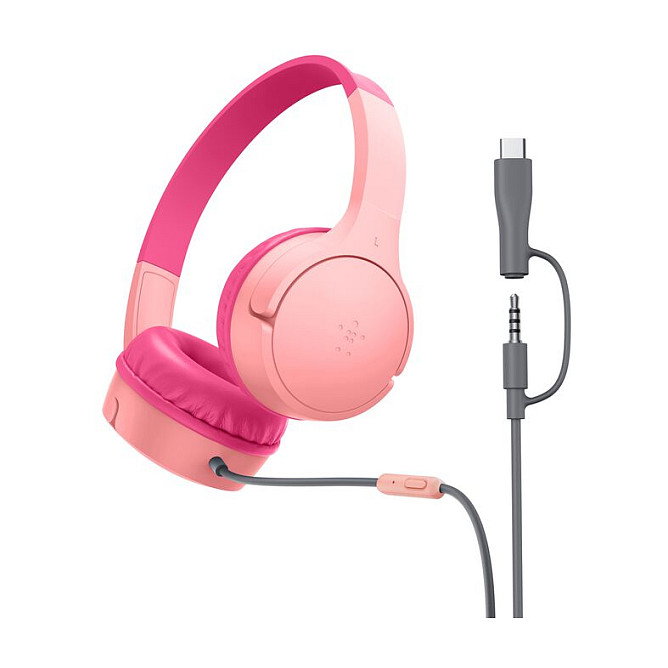 Belkin SoundForm Mini Auriculares On-Ear para Niños Rosa Belkin SoundForm Mini Auriculares On-Ear para Niños Rosa