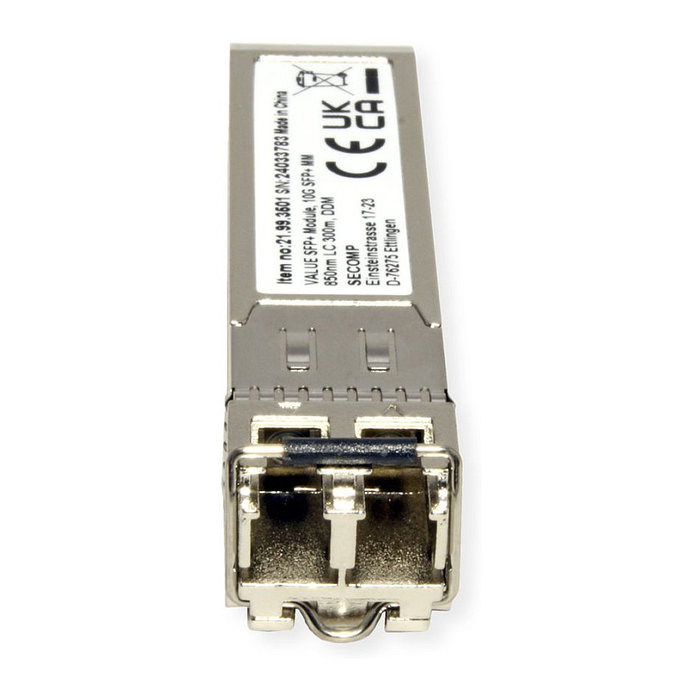VALUE SFP+ Modul MiniGBIC SR/LC 10GbE Multimode 850nm 21.99.3501