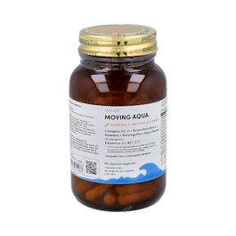 Moving Aqua 90Cap. Huesos y Articulaciones con Colágeno, Vitamina C, Vitamina K2 y Ácido Hialurónico