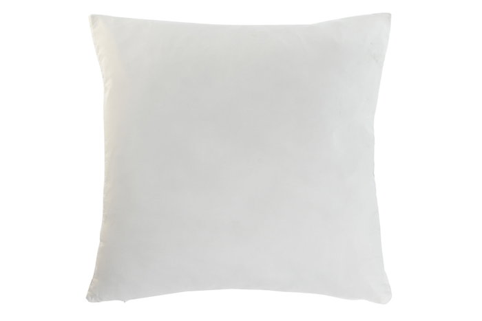 DKD Home Decor Cojín Blanco de Poliéster 60x60 cm