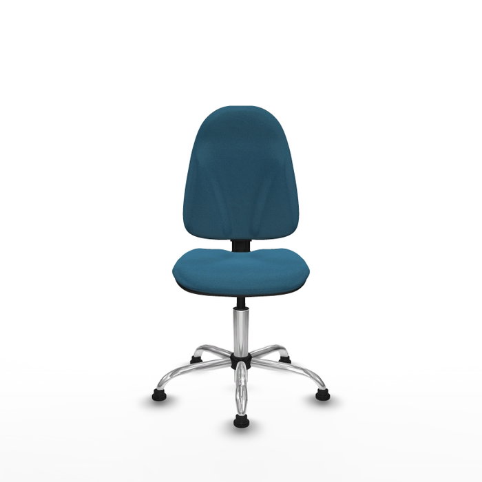 PIQUERAS Y CRESPO Silla de oficina Algarra Verde petróleo sin brazos PIQUERAS Y CRESPO Silla de oficina Algarra Verde petróleo sin brazos