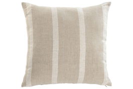 DKD Home Decor Cojin Tradicional India Lino 1c25 Natural 8 x 50 x 50 cm (2 Unidades)