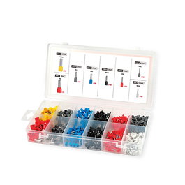 Workpro Juego de 800 Punteras para Cables