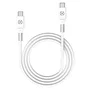 Celly USBCUSBCWH Cable USB Tipo C a Tipo C 1 Metro Blanco - USB PD hasta 60W para Carga y Datos