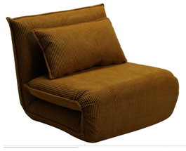 DKD Home Decor Sofá Cama Scandi Mostaza 85 x 70 x 83 cm