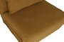 DKD Home Decor Sofá Cama Scandi Mostaza 85 x 70 x 83 cm