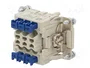 HARTING Han 6ES Press - F Conector HDC Hembra 6 Pines
