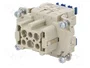 HARTING Han 6ES Press - F Conector HDC Hembra 6 Pines