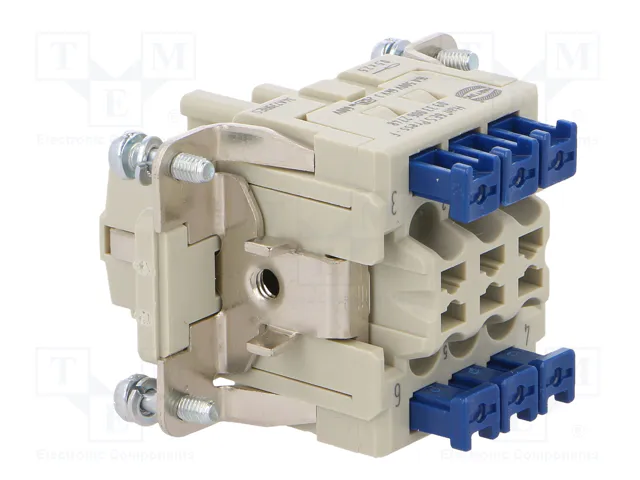 HARTING Han 6ES Press - F Conector HDC Hembra 6 Pines HARTING Han 6ES Press - F Conector HDC Hembra 6 Pines