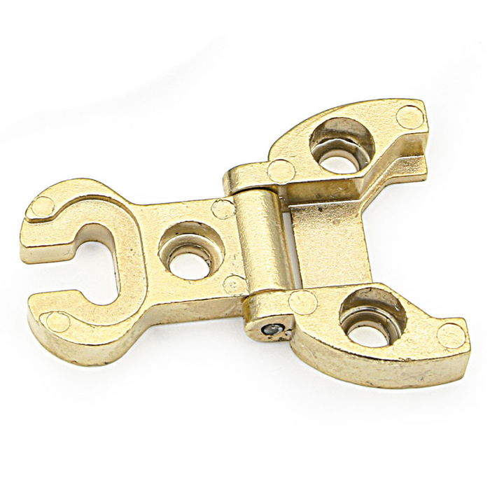 HERRAJES ALK Bisagra de Estilo Latonado Zamak 45mm HERRAJES ALK Bisagra de Estilo Latonado Zamak 45mm