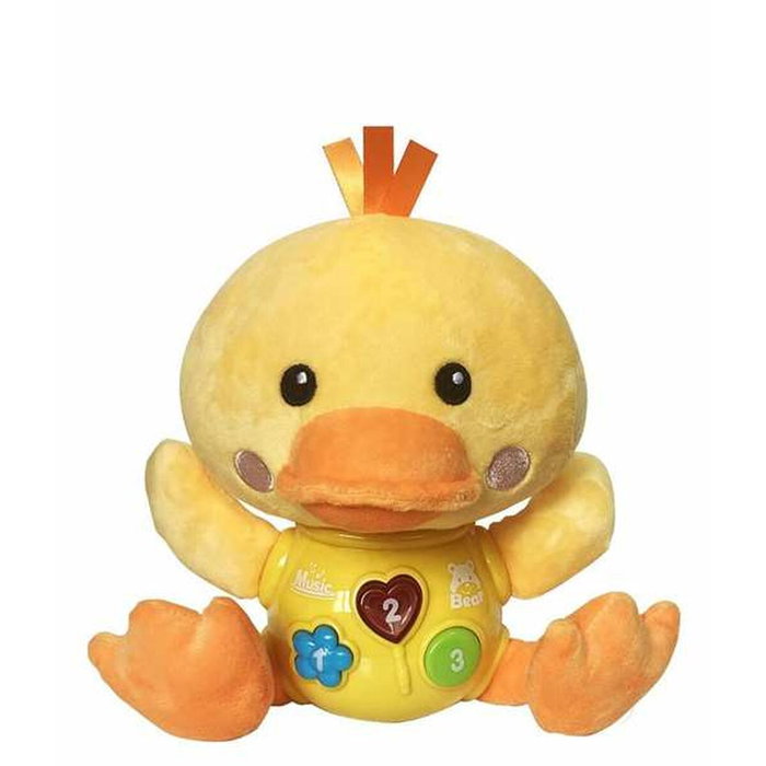 Creaciones Llopis Pato Musical con Luz y Sonido de 24 cm