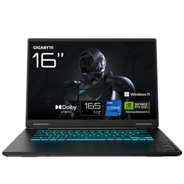 GIGABYTE GAMING A16 CWHI3ES864SH Portátil Gaming de 16 Pulgadas, 165Hz WUXGA, Intel Core i7-13620H, NVIDIA RTX 5070, 32GB DDR5, 1TB SSD, Windows 11 Home, Dolby Atmos