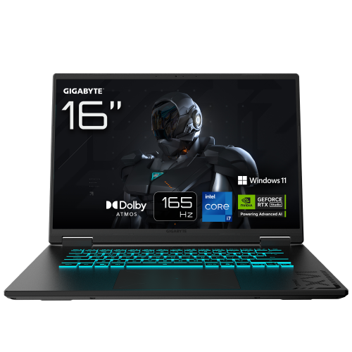 GIGABYTE GAMING A16 CWH Portátil Gaming 16,0″ 165Hz WUXGA i7-13620H RTX 5070 32GB 1TB