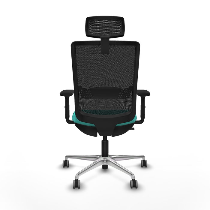 PIQUERAS Y CRESPO Silla de oficina Haches Turquesa y Negro PIQUERAS Y CRESPO Silla de oficina Haches Turquesa y Negro