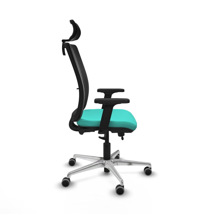 PIQUERAS Y CRESPO Silla de oficina Haches Turquesa y Negro PIQUERAS Y CRESPO Silla de oficina Haches Turquesa y Negro