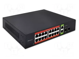 QOLTEC Switch Ethernet 18 RJ45 y 2 SFP