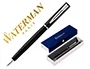 Waterman Pluma Allure Laca Negra en Estuche de Regalo