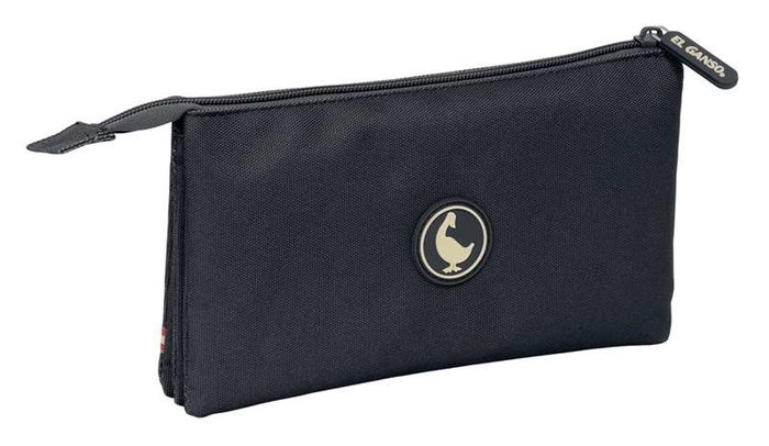 Portatodo Triple El Ganso Negro 22 x 12 x 3 cm Portatodo Triple El Ganso Negro 22 x 12 x 3 cm