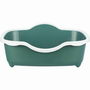Arenero para Gatos Trixie Davio Blanco Verde Plástico 56 x 26 x 39 cm